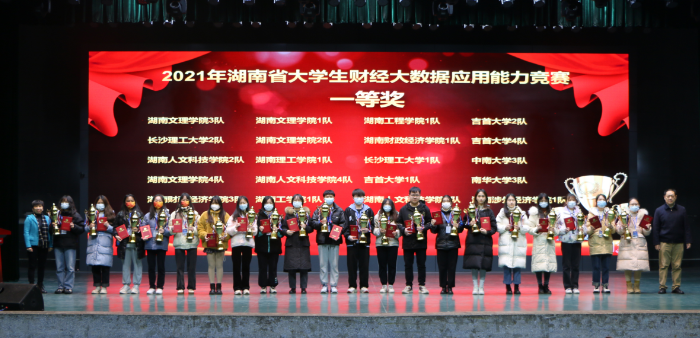 2021年湖南省大学生财务大数据应用能力竞赛在世界杯官网举行