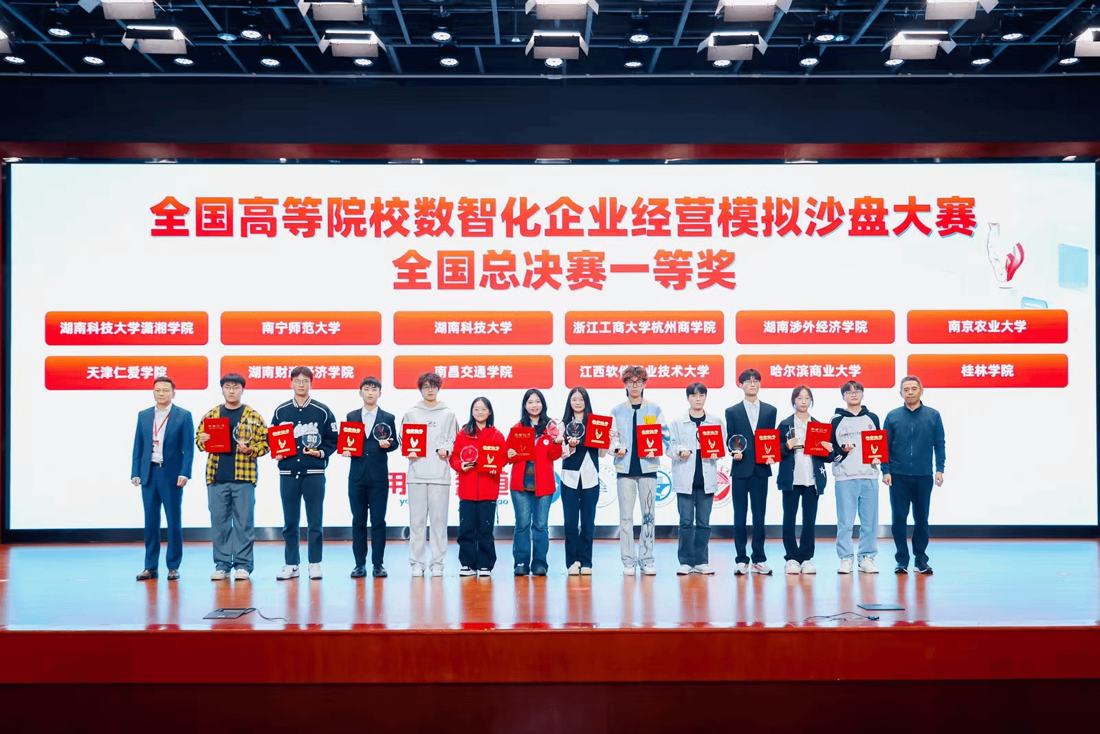 世界杯官网学子荣获第二十一届全国高等院校数智化企业经营沙盘大赛一等奖